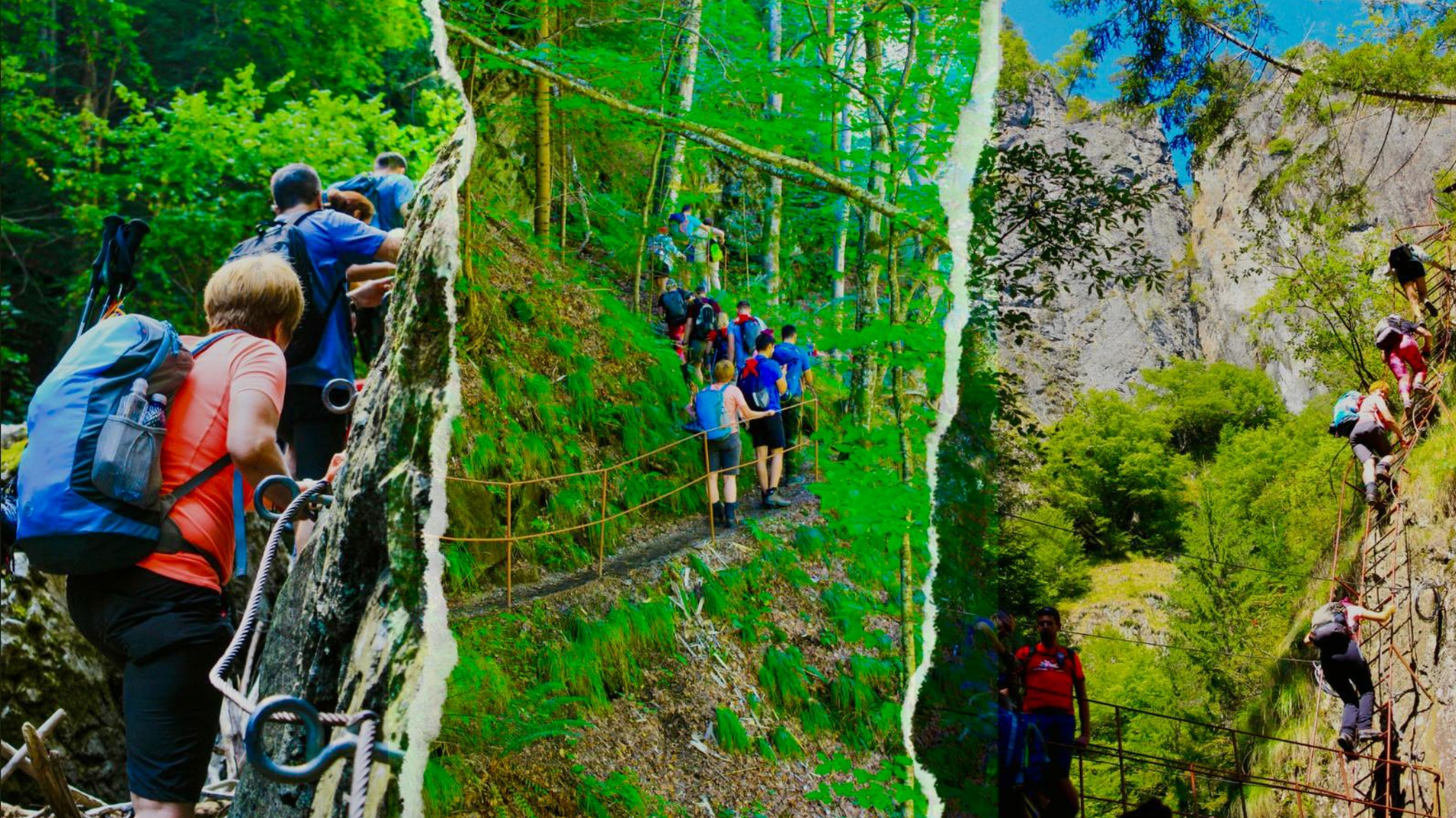 Valea lui Stan, peisaj de munte cu traseu de drumeție, natură verde și apă curgătoare