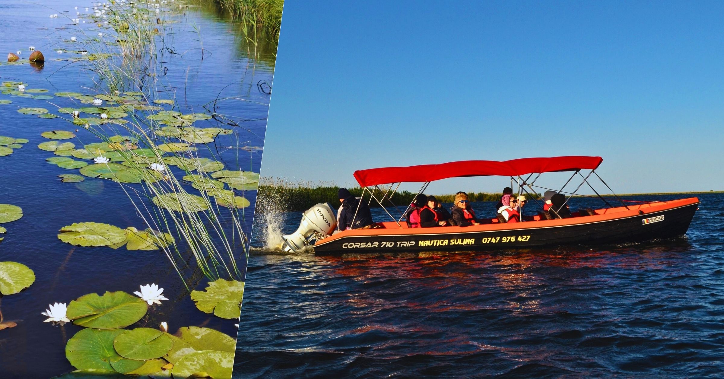 Peisaj de iarnă din Delta Dunării, excursie la Sulina, 3 zile de relaxare și natură
