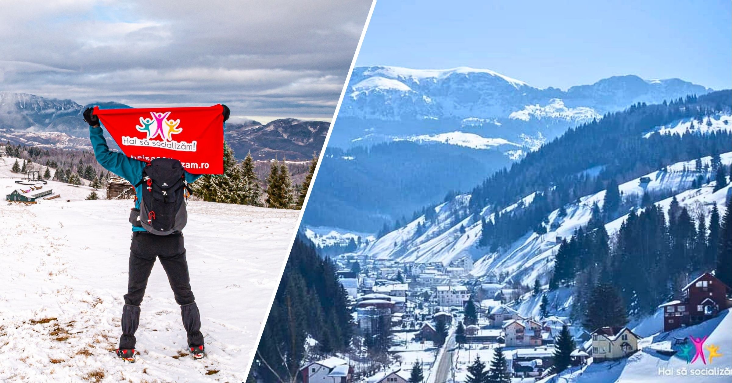 Imaginea surprinde un peisaj spectaculos din Munții Bucegi, văzut pe traseul de excursie din Moieciu de Sus, cu priveliști deosebite către Amfiteatrul Transilvania și Culmea Lunga. Traseul oferă o panoramă unică asupra munților și satului Moieciu de Sus