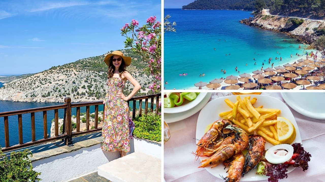 excursie de grup in thassos grecia cu plaje turcoaz si socializare