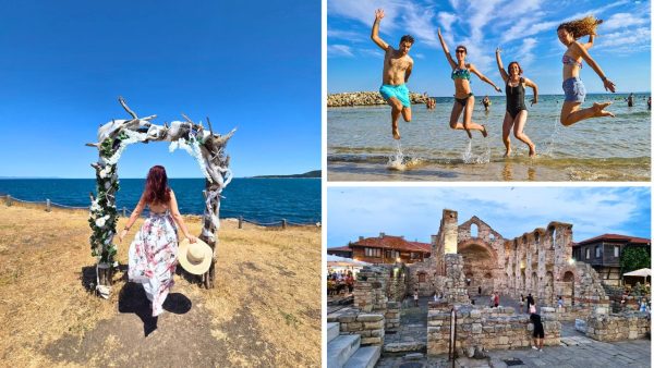 Grup de turiști în excursie în Bulgaria, cu vizite în Nessebar, Burgas, Castelul Ravadinovo, Pliska și Madara